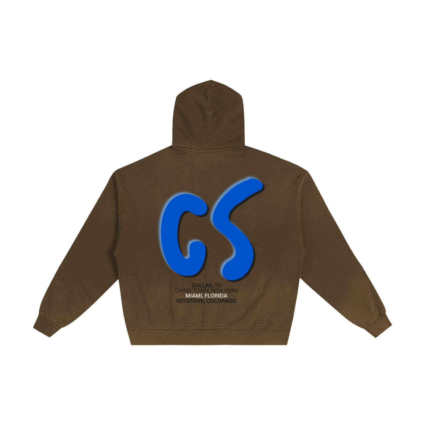 Hand-Frayed Sunfade Zip Hoodie