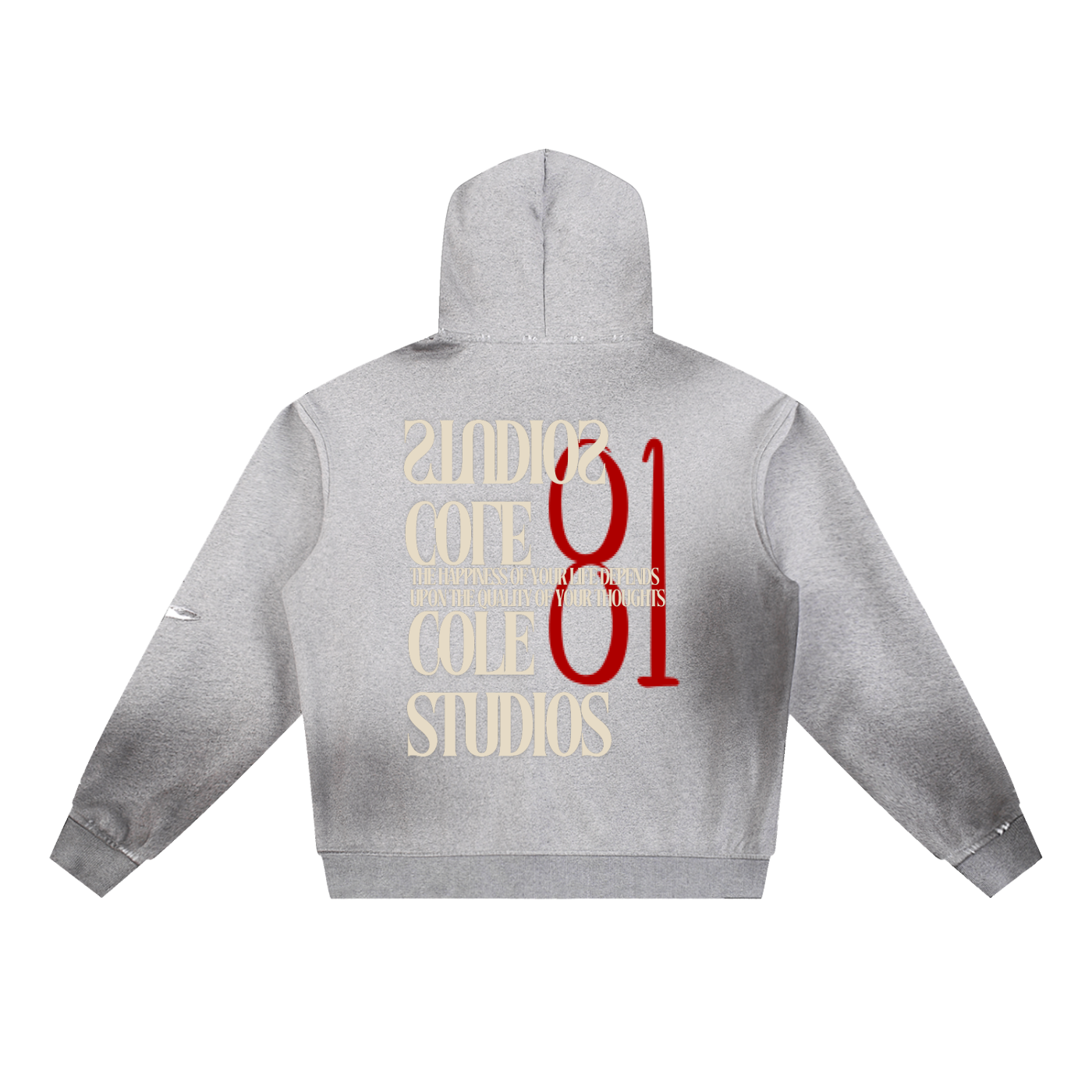Sun Fade Frayed Fleece Hoodie