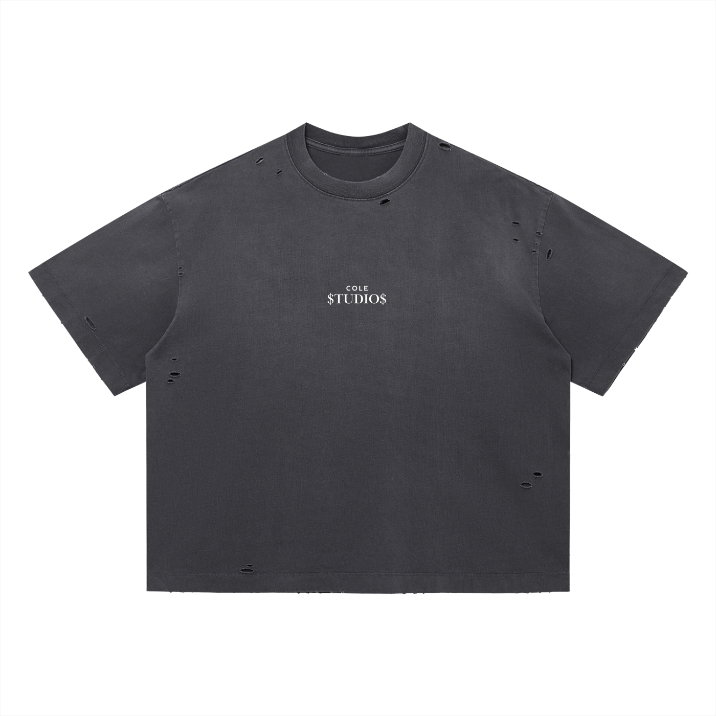 Vintage Washed Distressed Boxy Oversized T-Shirt